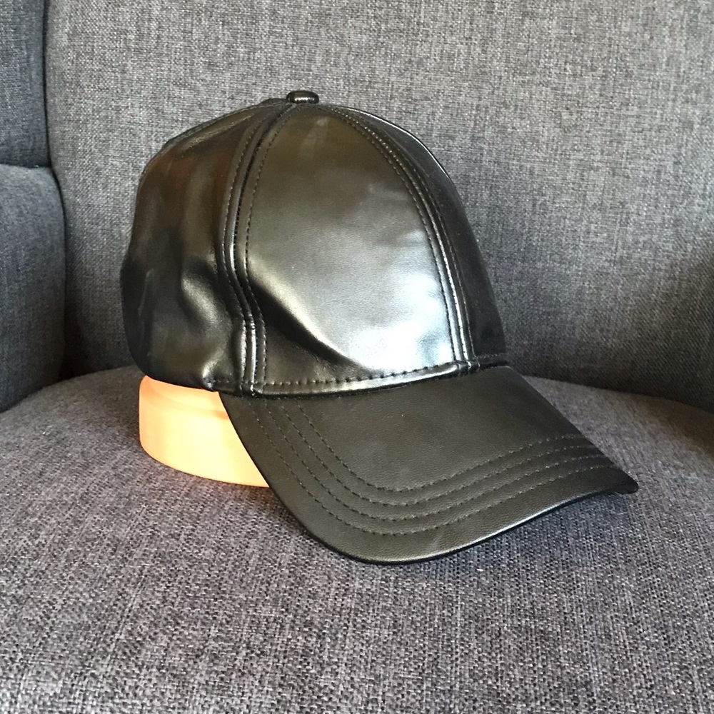 C.C Exclusives -Women’s Faux Leather Baseball Cap